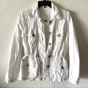 white utility jacket